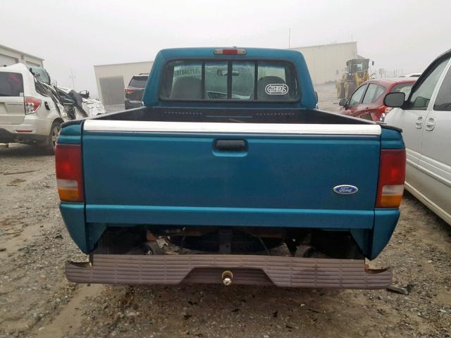 1FTCR10AXTUB41253 - 1996 FORD RANGER GREEN photo 6