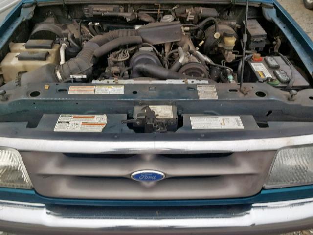 1FTCR10AXTUB41253 - 1996 FORD RANGER GREEN photo 7