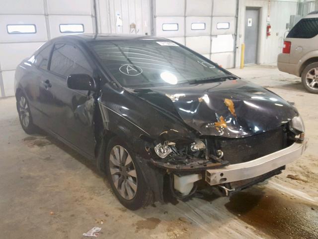 2HGFG12929H514448 - 2009 HONDA CIVIC EXL BLACK photo 1