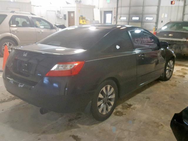 2HGFG12929H514448 - 2009 HONDA CIVIC EXL BLACK photo 4