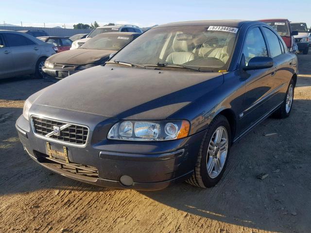 YV1RS592262558183 - 2006 VOLVO S60 2.5T BLUE photo 2