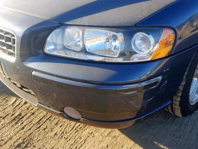 YV1RS592262558183 - 2006 VOLVO S60 2.5T BLUE photo 9