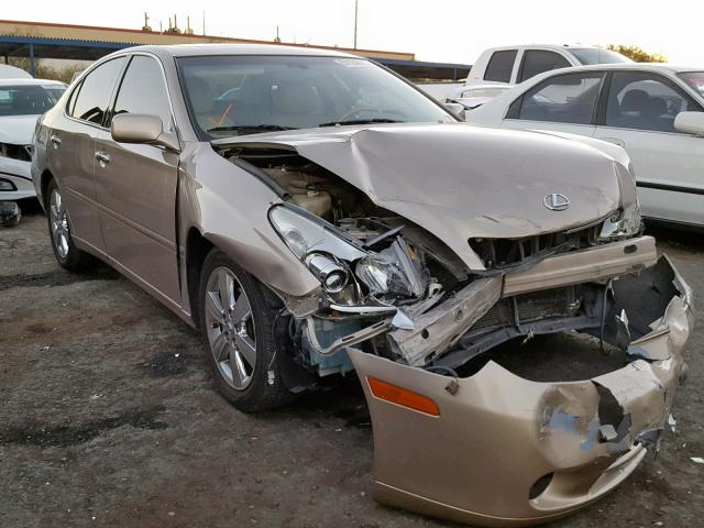 JTHBA30G555065553 - 2005 LEXUS ES 330 BEIGE photo 1