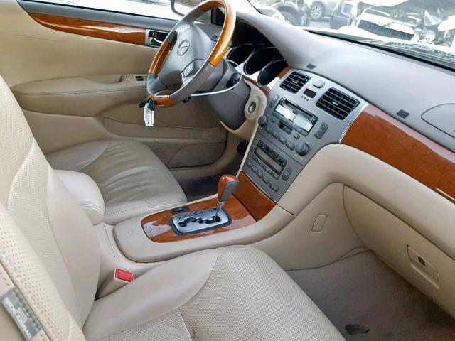 JTHBA30G555065553 - 2005 LEXUS ES 330 BEIGE photo 5