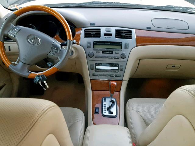 JTHBA30G555065553 - 2005 LEXUS ES 330 BEIGE photo 9