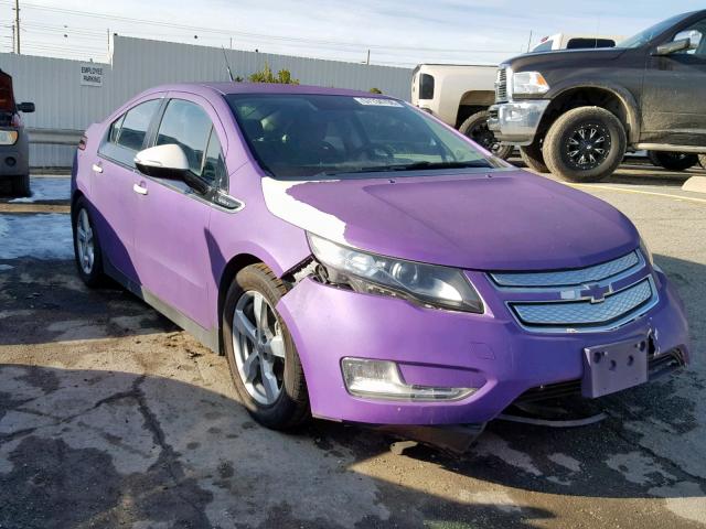 1G1RC6E44BU101804 - 2011 CHEVROLET VOLT PURPLE photo 1