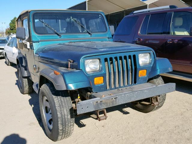 1J4FY19P7SP200130 - 1995 JEEP WRANGLER / GREEN photo 1