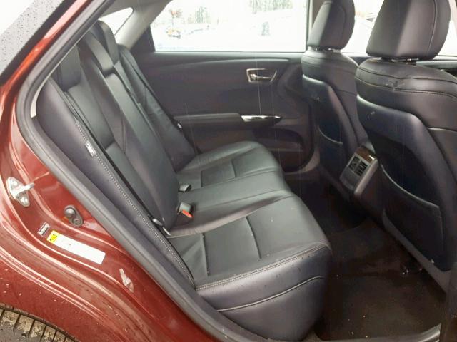 4T1BK1EB3FU193583 - 2015 TOYOTA AVALON XLE MAROON photo 6