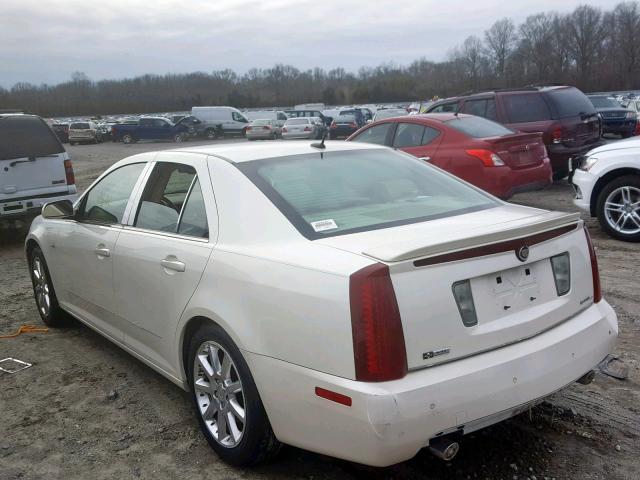 1G6DC67AX50223151 - 2005 CADILLAC STS WHITE photo 3