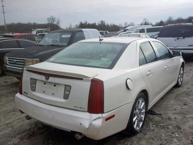 1G6DC67AX50223151 - 2005 CADILLAC STS WHITE photo 4