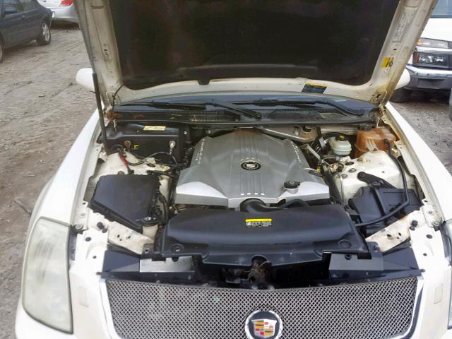 1G6DC67AX50223151 - 2005 CADILLAC STS WHITE photo 7