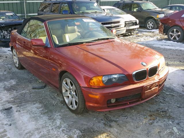 WBABS33441JY54565 - 2001 BMW 325 CI RED photo 1