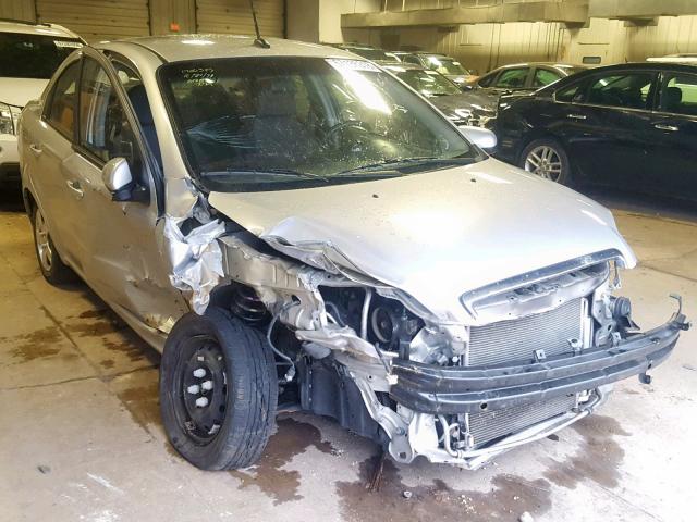 KL1TD56E09B627369 - 2009 CHEVROLET AVEO LS SILVER photo 1