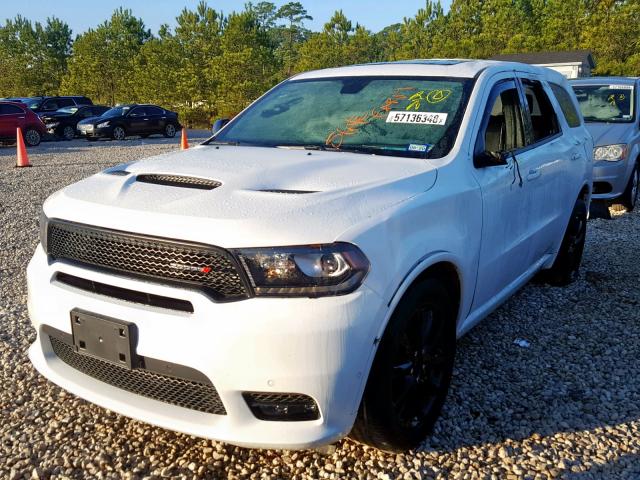 1C4SDHCT9JC495381 - 2018 DODGE DURANGO R/ WHITE photo 2