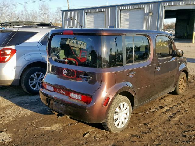 JN8AZ28R89T107130 - 2009 NISSAN CUBE BASE PURPLE photo 4