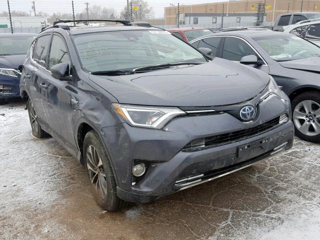 JTMRJREV5HD074953 - 2017 TOYOTA RAV4 HV LE GRAY photo 1