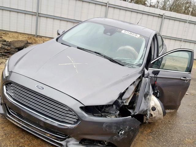 3FA6P0D92ER142037 - 2014 FORD FUSION TIT GRAY photo 2