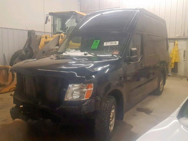 1N6BF0LY0DN106446 - 2013 NISSAN NV 2500 BLACK photo 2