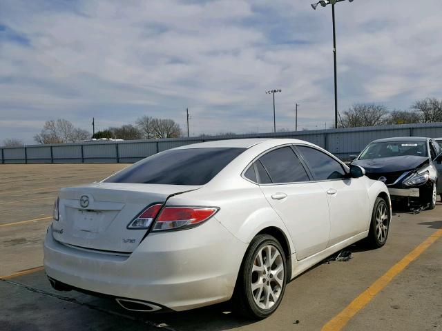 1YVHZ8CB0B5M04789 - 2011 MAZDA 6 S WHITE photo 4