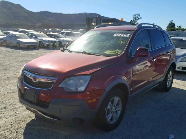 3GSCL33PX8S692730 - 2008 SATURN VUE XE BURGUNDY photo 2