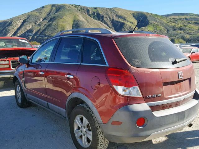 3GSCL33PX8S692730 - 2008 SATURN VUE XE BURGUNDY photo 3