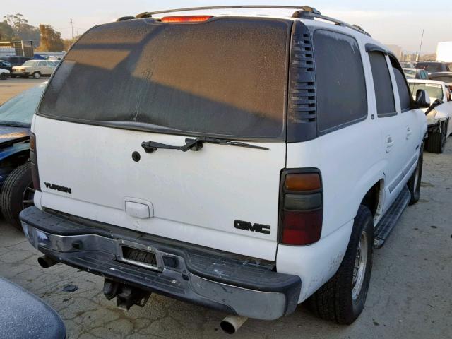 1GKEK13T83J139050 - 2003 GMC YUKON WHITE photo 4