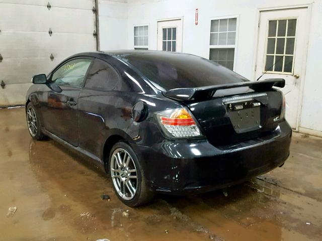 JTKDE177770183167 - 2007 TOYOTA SCION TC შავი ფოტო 3
