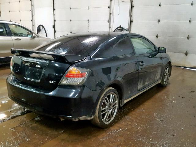 JTKDE177770183167 - 2007 TOYOTA SCION TC შავი ფოტო 4