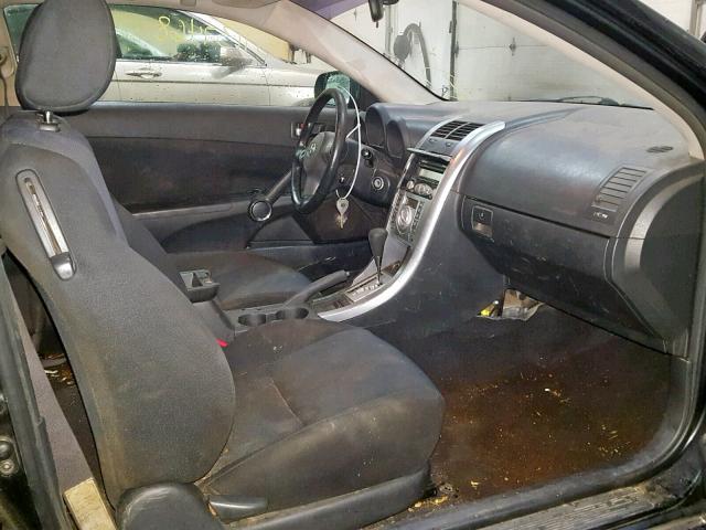 JTKDE177770183167 - 2007 TOYOTA SCION TC შავი ფოტო 5