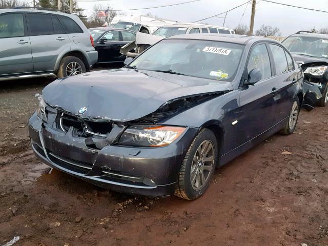 WBAVC73518KP37329 - 2008 BMW 328 XI SUL GRAY photo 2