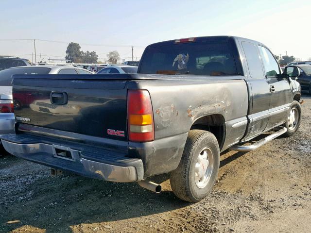 1GTEC19V11Z214638 - 2001 GMC NEW SIERRA BLACK photo 4