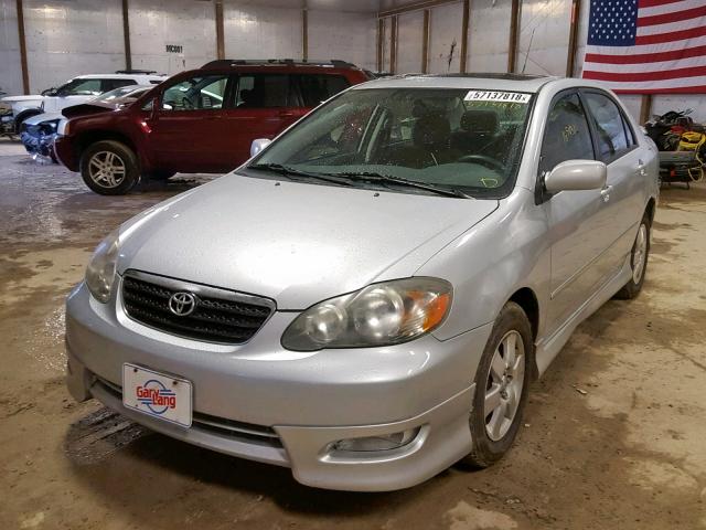 1NXBR30E56Z651729 - 2006 TOYOTA COROLLA CE SILVER photo 2