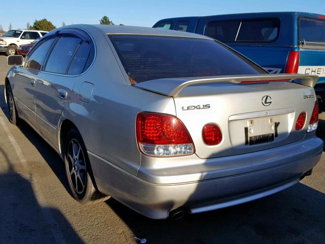 JT8BD68S5Y0106590 - 2000 LEXUS GS 300 SILVER photo 3