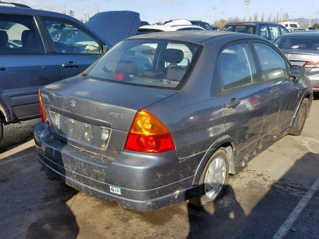 JS2RA62S775353750 - 2007 SUZUKI AERIO BLUE photo 4