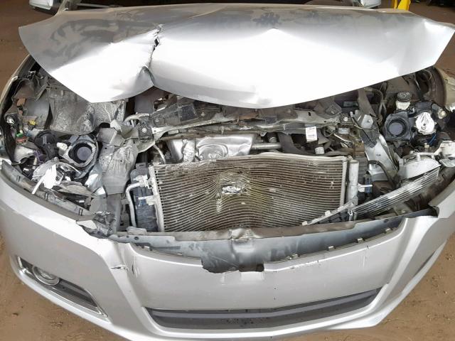 1G11H5SA6DF247423 - 2013 CHEVROLET MALIBU LTZ ნაცრისფერი ფოტო 9