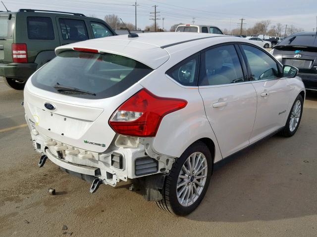 1FADP3R48DL192007 - 2013 FORD FOCUS BEV WHITE photo 4