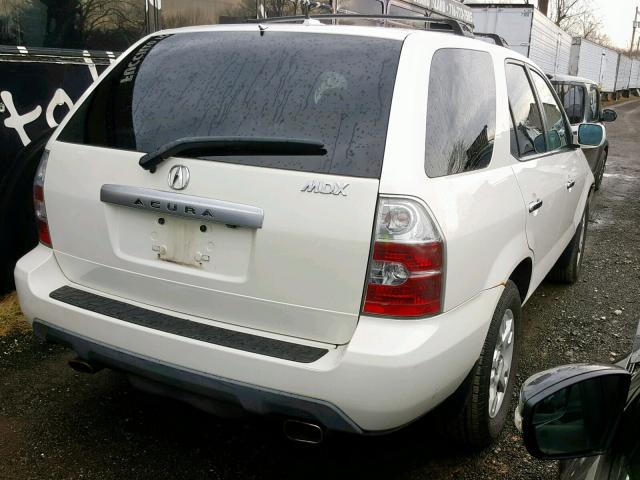 2HNYD18865H501687 - 2005 ACURA MDX TOURIN WHITE photo 4