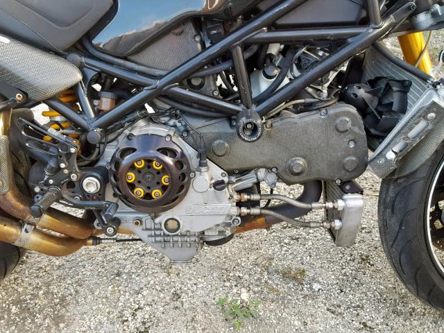 ZDM1RB5T97B089062 - 2007 DUCATI MONSTER S4 BLACK photo 7