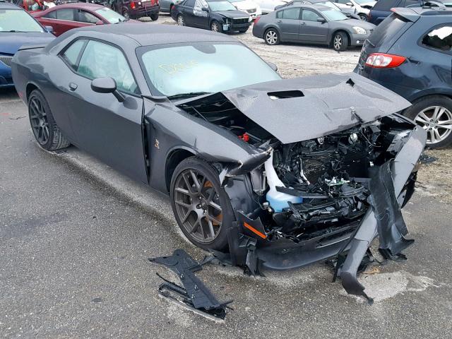 2C3CDZFJ7JH279521 - 2018 DODGE CHALLENGER GRAY photo 1