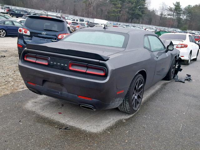 2C3CDZFJ7JH279521 - 2018 DODGE CHALLENGER GRAY photo 4