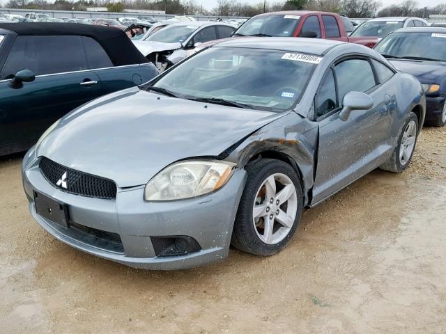 4A3AK24F29E040845 - 2009 MITSUBISHI ECLIPSE GS SILVER photo 2