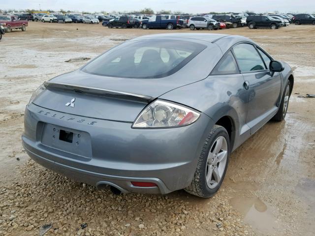 4A3AK24F29E040845 - 2009 MITSUBISHI ECLIPSE GS SILVER photo 4