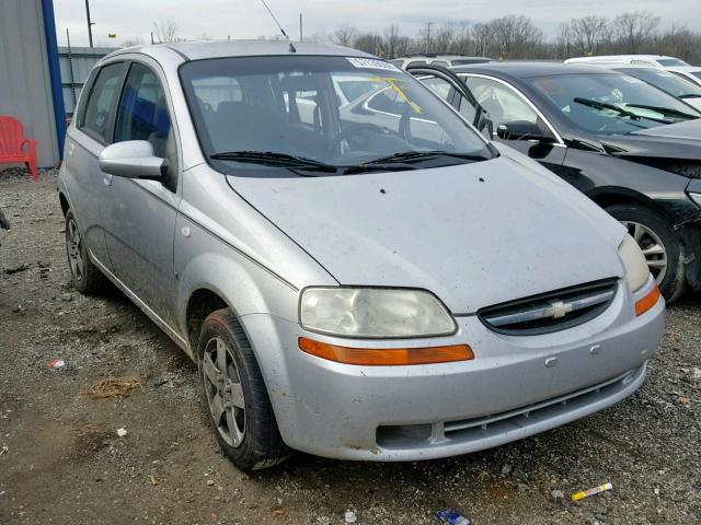 KL1TD66667B715628 - 2007 CHEVROLET AVEO BASE Gümüş foto 1