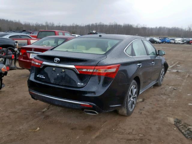 4T1BK1EBXGU221624 - 2016 TOYOTA AVALON XLE BLACK photo 4