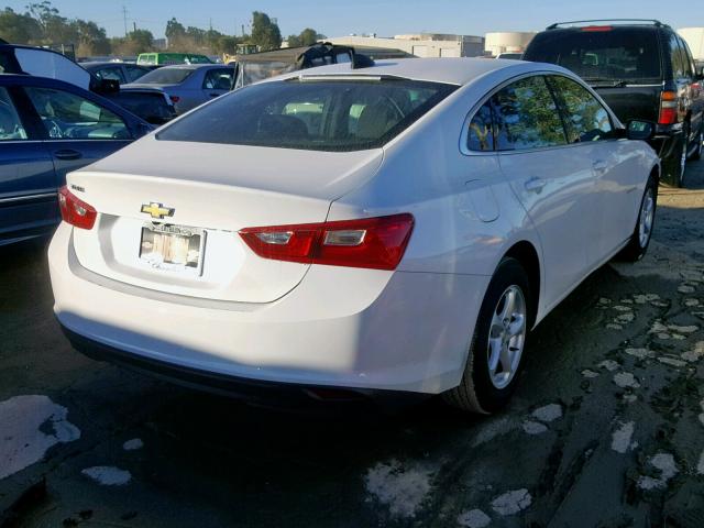 1G1ZB5ST8JF212061 - 2018 CHEVROLET MALIBU LS WHITE photo 4