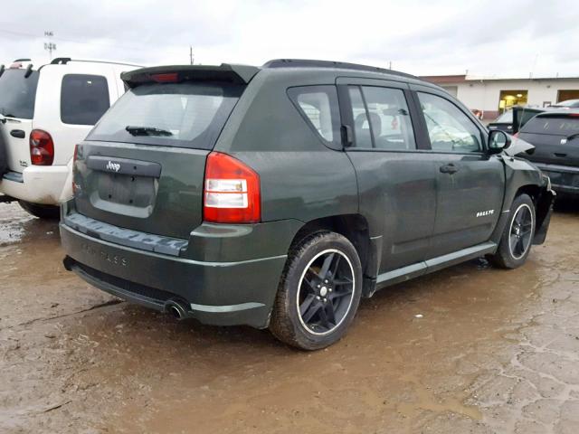 1J8FF47W38D579685 - 2008 JEEP COMPASS SP GREEN photo 4