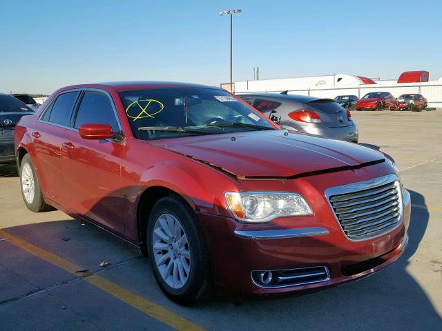 2C3CCAAG5DH658621 - 2013 CHRYSLER 300 RED photo 1