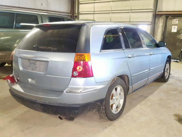 2C8GM68474R617192 - 2004 CHRYSLER PACIFICA BLUE photo 4