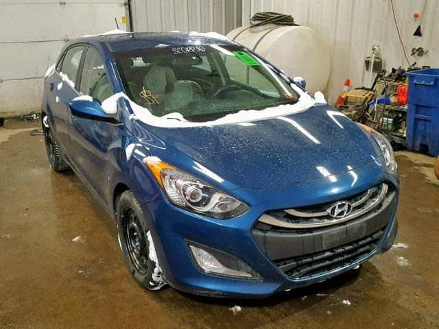 KMHD35LHXFU240662 - 2015 HYUNDAI ELANTRA GT BLUE photo 1