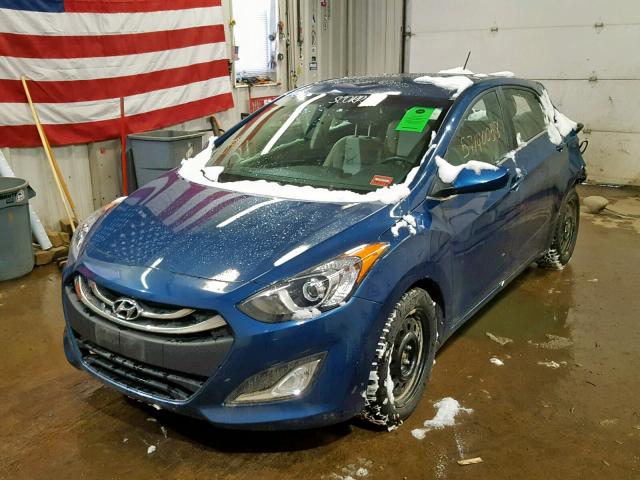 KMHD35LHXFU240662 - 2015 HYUNDAI ELANTRA GT BLUE photo 2